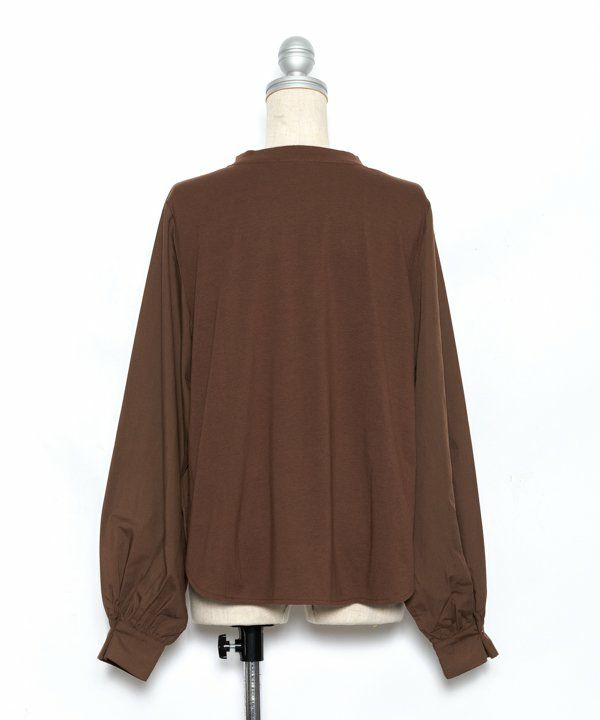 袖からのぞく異素材ロンT | AS KNOW AS オンラインショップ