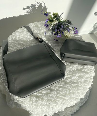 salsation グレー キャンバス ショルダーバッグ 61XgVq0wibL._AC_AC_SY350_QL65_.jpg