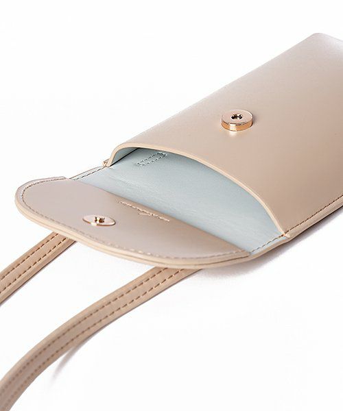 【追跡付】スマホ入る♡ハンドル付♪ミニフラップショルダ 楽天市場】ワク waku レザー ショルダーバッグ キーリング付き