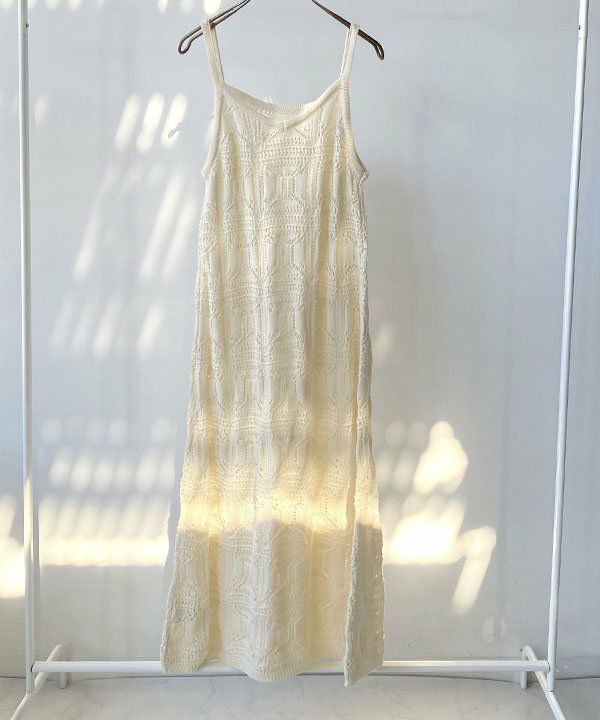 未使用　tgor トゴール　beads camisole ビーズキャミ デザニットキャミOP | AS KNOW AS オンラインショップ