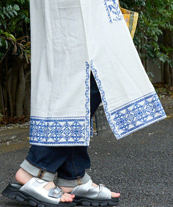 アズノゥアズデワンNWZWZ刺繍PT ペタペタ刺繍たっぷりOP | AS KNOW AS オンラインショップ