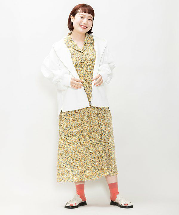 オープンカラー花柄OP | AS KNOW AS オンラインショップ