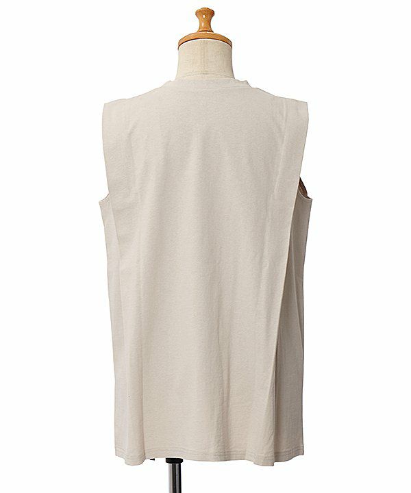 肩タックノースリT | AS KNOW AS オンラインショップ