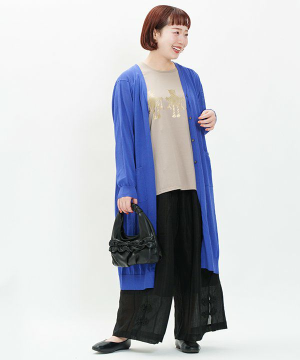 as know as de base刺繍ロングカーディガンセール前完売品 希少❗️ ロングカーディガン | アズノゥアズ レディース服のファッション