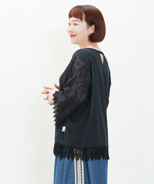 新品】アズノゥアズオオラカ レースふくれJQBLT 大きいサイズ 黒