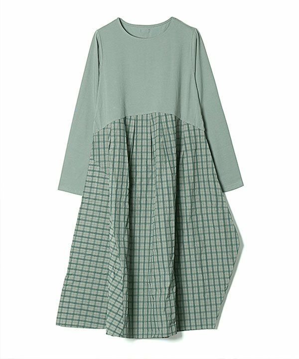 アズノゥアズデワンN Wガーゼチェックシャツ＆OP アズノゥアズデワンN Wガーゼチェックシャツ