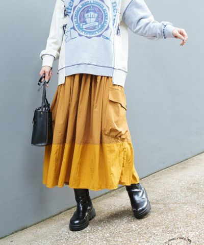 配色ナイロンポケＳＫ