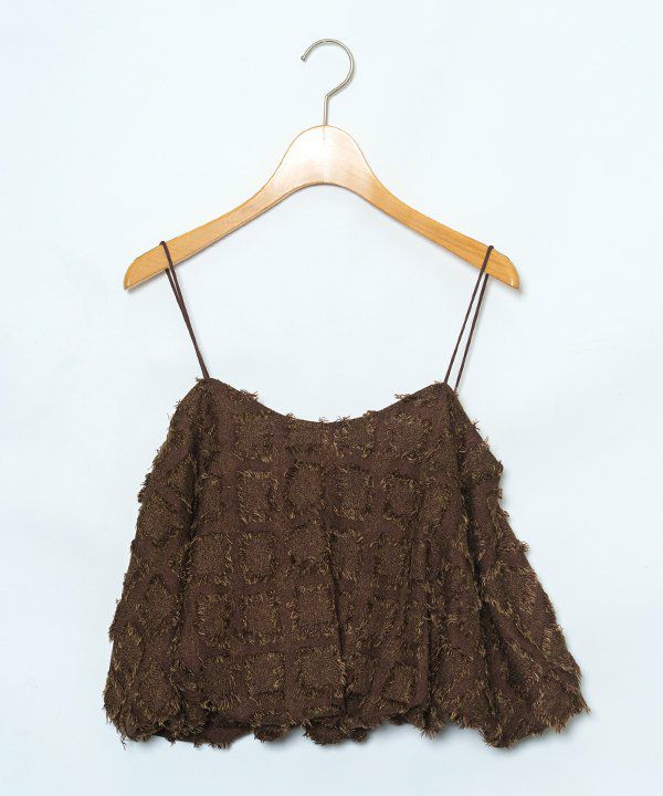 試着のみshéller☆現行品バルーンビスチェ☆フリーサイズ☆sheller Re:EDIT キャミソール 「2024-25 WINTER COLLECTION」前後2WAY
