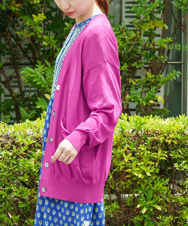 洗えてサラっとVカーデ | AS KNOW AS オンラインショップ