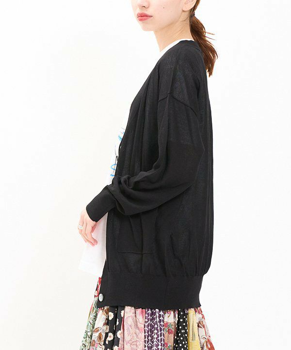 洗えてサラっとVカーデ | AS KNOW AS オンラインショップ