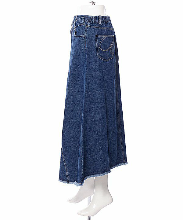 デニムスカート2枚セットです❢ Julia Boutique デニムスカート 2連ボタンデニムタイトスカート