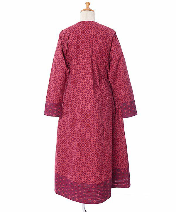 ポコポコ生地とデカリボンのワンピース　　見本 ポコ丸ポコポコピンタOP | AS KNOW AS オンラインショップ