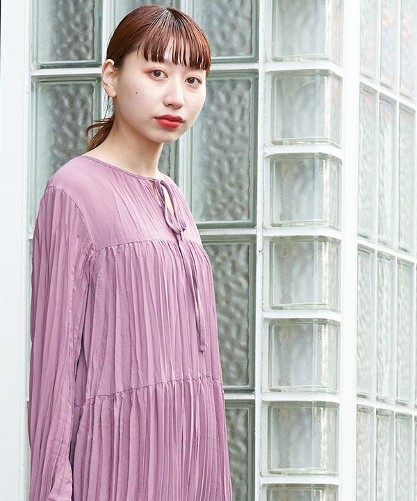 しゃらりプリーツOP | AS KNOW AS オンラインショップ