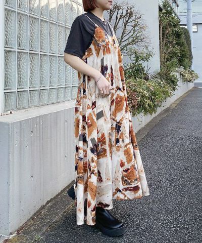 ニュアンスな柄キャミＯＰ
