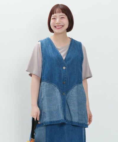 デニムの裏側ジレー