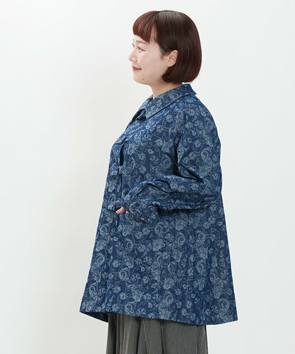 【35％OFF】 AS | ジャカジャンデニムコート KNOW オンラインショップ AS ジャケット・アウター