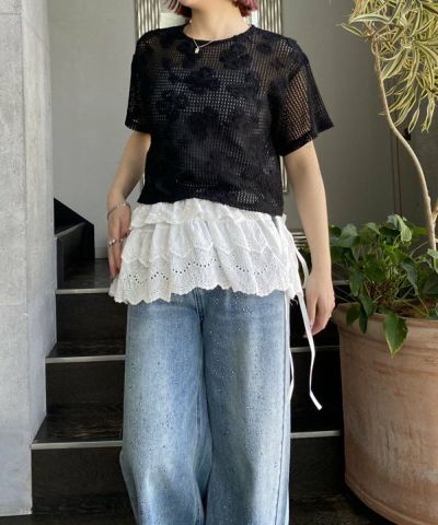 ハナチュールメッシュＴ