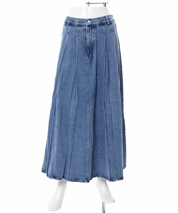 アズノゥアズオオラカ（AS KNOW AS olaca）/【大きいサイズ】パタパタデニムスカート パタパタデニムスカート | AS KNOW AS オンラインショップ