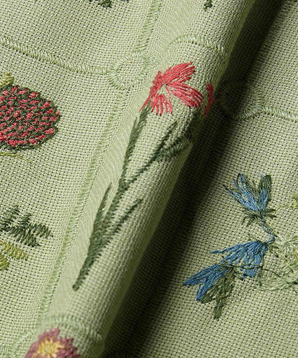 アズノゥアズ オオラカ・植物図鑑の世界刺繍SH ③ 植物図鑑の世界刺繍OP | AS KNOW AS オンラインショップ