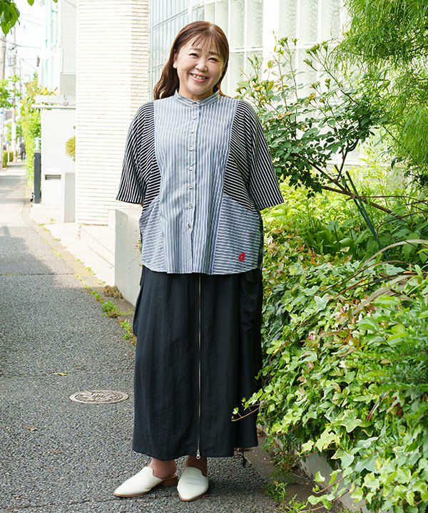 線の集まり前開きPO | AS KNOW AS オンラインショップ