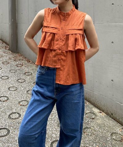 アシメフリルノースリＢＬ