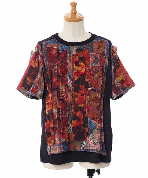 kokoro様3 三種のフリル重なりT | AS KNOW AS オンラインショップ