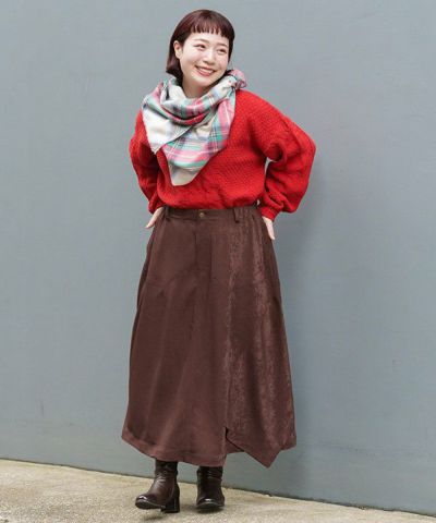 アズノウアズオオラカ　スカラ刺繍贅沢SK クロ　サイズ3 新品未着用 アズノウアズオオラカ スカラ刺繍贅沢SK クロ サイズ3 新品未