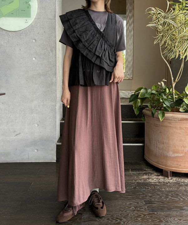 AS KNOW AS olaca タテヨコの共演ワンピース クロsize3 新品 ワンピース | アズノゥアズ レディース服のファッション通販サイト