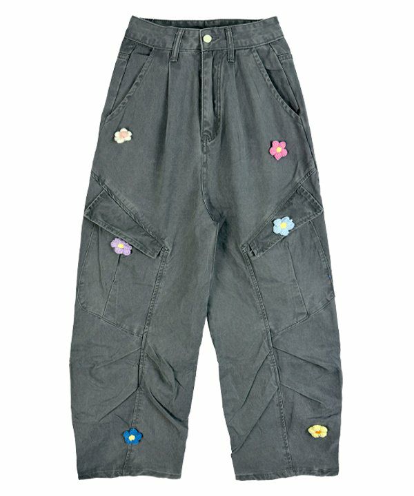 お花咲くタックカーゴPT | AS KNOW AS オンラインショップ