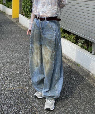 あえてよごしてデニムＰＴ