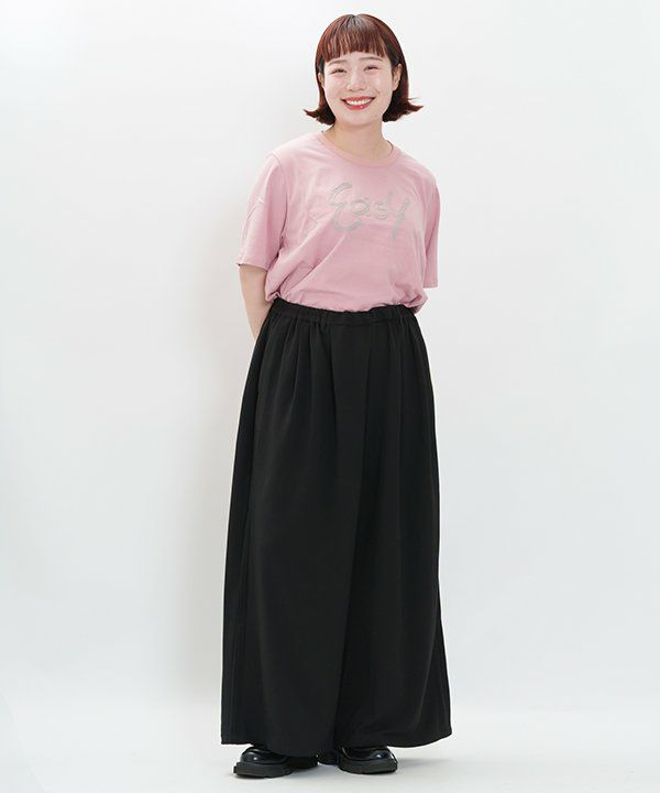 as\"on ブラック ワイドパンツ ワイドパンツ | アズノゥアズ レディース服のファッション通販サイト