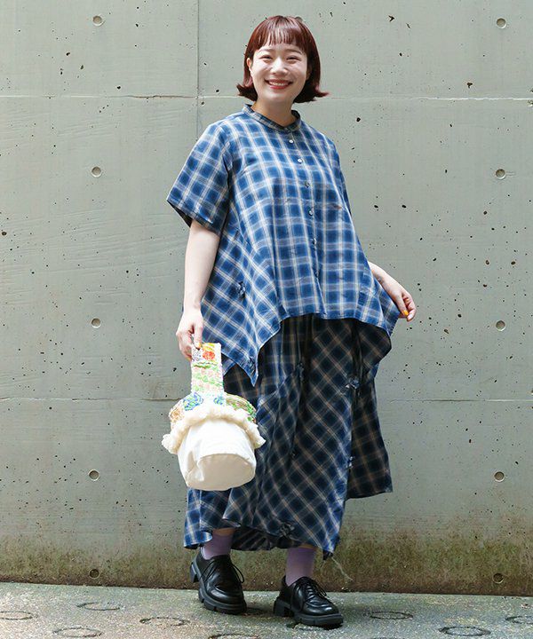 チェック咲く花SK的PT | AS KNOW AS オンラインショップ