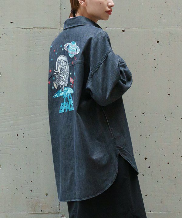 宇宙げた 宇宙ベアロイドデニムSH | AS KNOW AS オンラインショップ