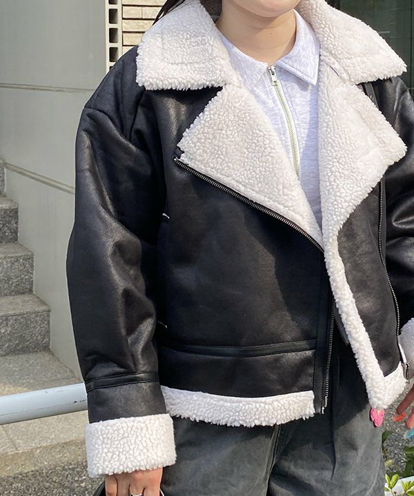 フェイクレザージャケット | AS KNOW AS オンラインショップ