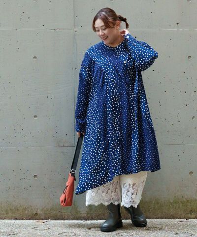 【未使用　タグ付　大きいサイズ】アズノゥアズ オオラカ　ロングワンピース 楽天市場】【大きいサイズ】ハートワールド全開OP