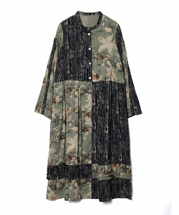 アズノウアズドゥバス新品 オリーブ色 カットソーワンピースfairygrunge アズノウアズドゥバス新品 オリーブ色 カットソーワンピース