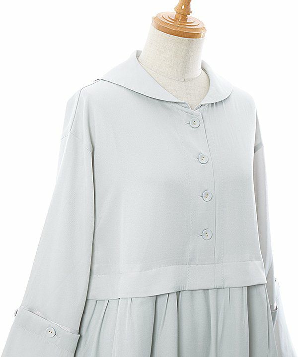 ボタンがペペペのワンピ | AS KNOW AS オンラインショップ