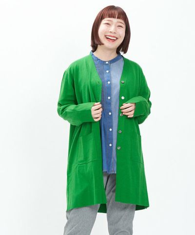 No,No,Yes! ロングカーディガン F NO ID.（ノーアイディー