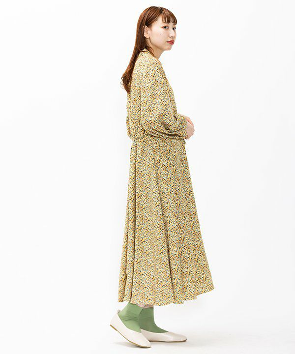 オープンカラー花柄OP | AS KNOW AS オンラインショップ