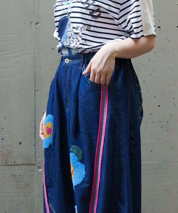 幸せ咲くAS花デニム | AS KNOW AS オンラインショップ