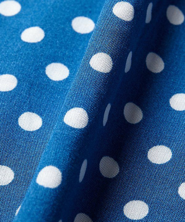 アズノウアズ　ドーットドットフリリＯＰ　ネイビー アズノウアズ ドーットドットフリリOP ネイビー ドーットドット