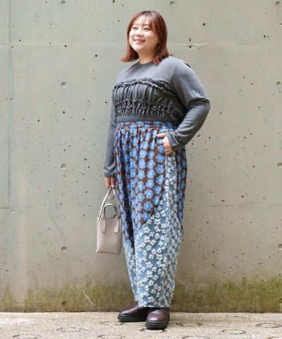 アズノウアズ オオラカサイズ ヨシヤケイコさんコラボ ワンピース