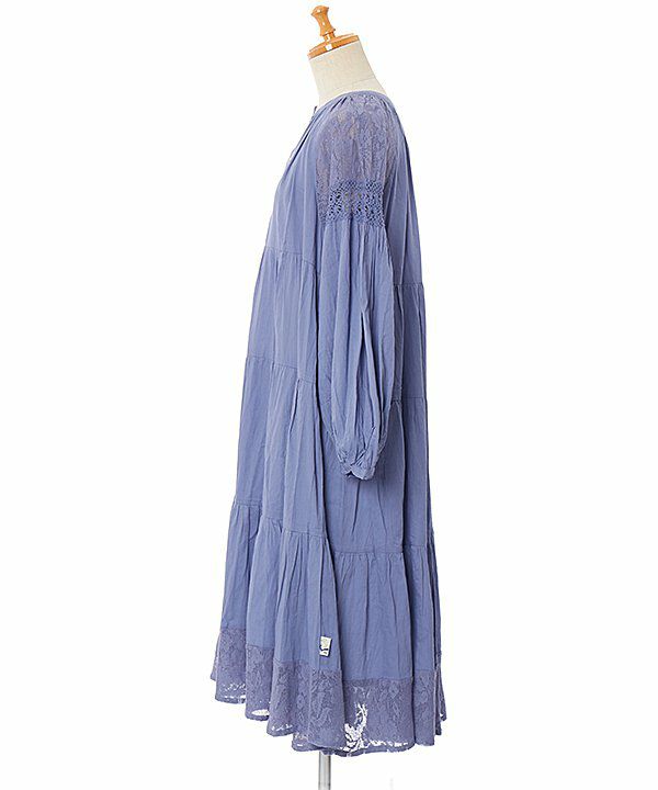 アズノウアズ　オーラカ　ワンピース　残り物には福来たる　デニム レース アズノウアズ オーラカ ワンピース 残り物には福来たる デニム レース