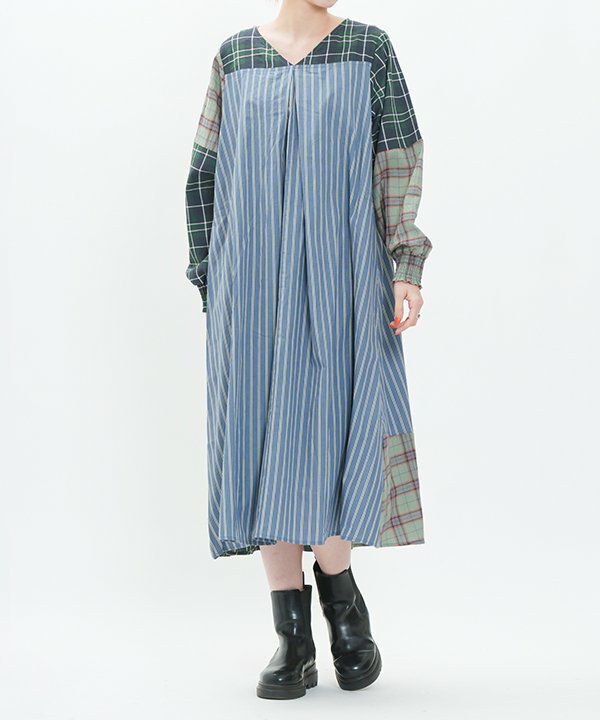 未使用 AS KNOW AS olaca しゅわしゅわMIXワンピース サイズ3 しゅわしゅわMIXOP | AS KNOW AS オンラインショップ