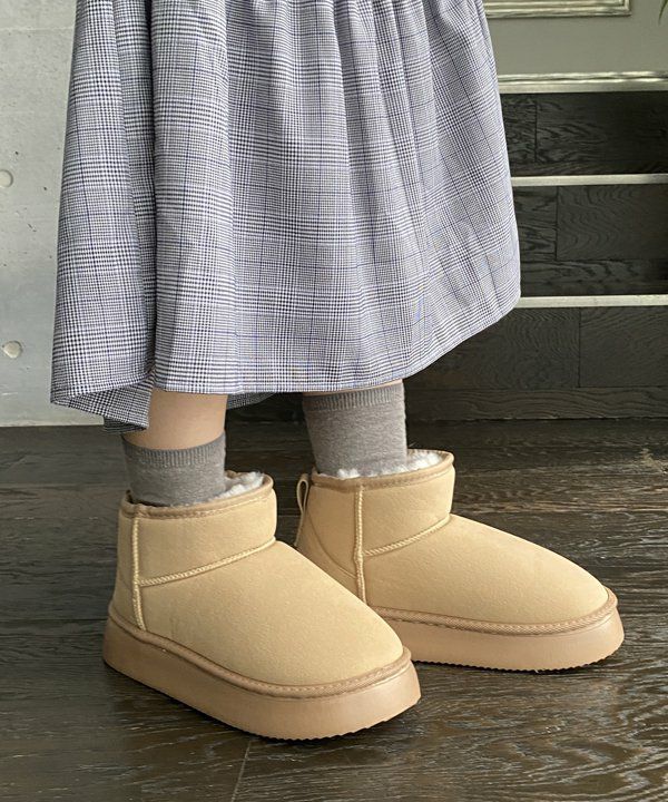 ショートムートンブーツ | AS KNOW AS オンラインショップ