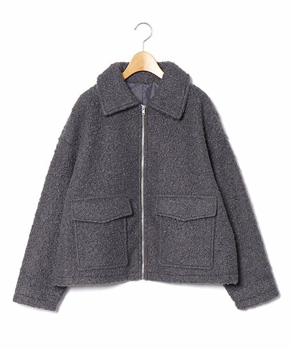 ア*ン様 新品タグ付き自宅保管 33℃ ボア素材切り返しジップブルゾン WポケZIPブルゾン | AS KNOW AS オンラインショップ